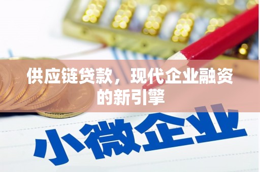 汉源供应链贷款，现代企业融资的新引擎