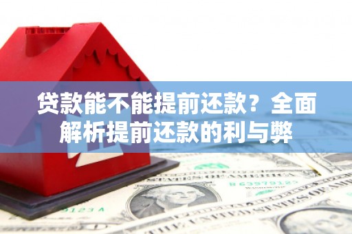 汉源贷款能不能提前还款？全面解析提前还款的利与弊