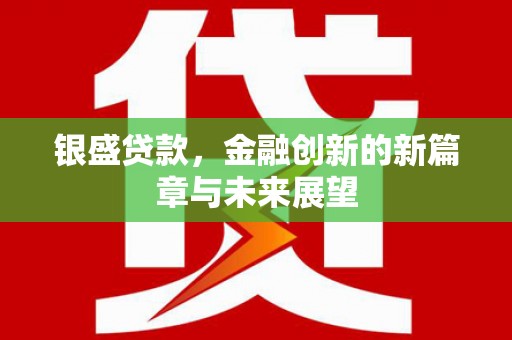 汉源银盛贷款，金融创新的新篇章与未来展望