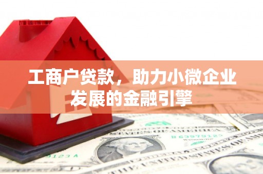 汉源工商户贷款，助力小微企业发展的金融引擎