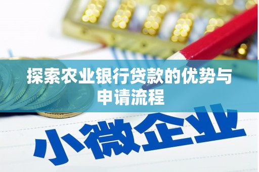 汉源探索农业银行贷款的优势与申请流程