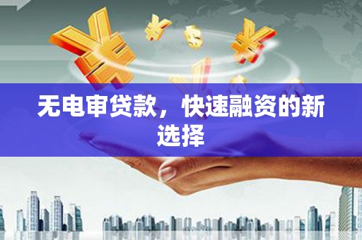 汉源无电审贷款，快速融资的新选择