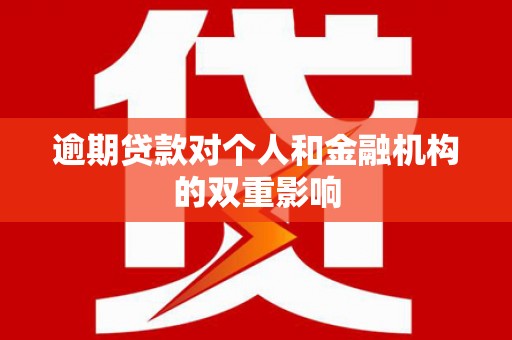 汉源逾期贷款对个人和金融机构的双重影响