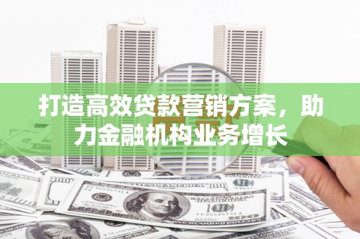 汉源打造高效贷款营销方案，助力金融机构业务增长
