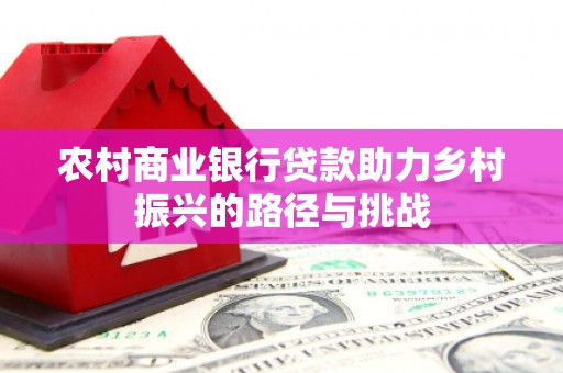 汉源农村商业银行贷款助力乡村振兴的路径与挑战