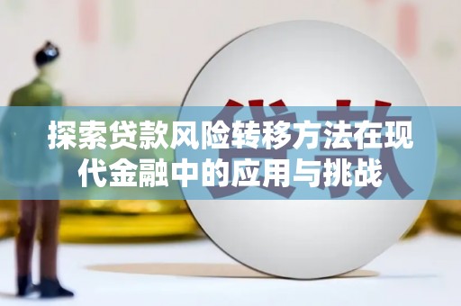 汉源探索贷款风险转移方法在现代金融中的应用与挑战