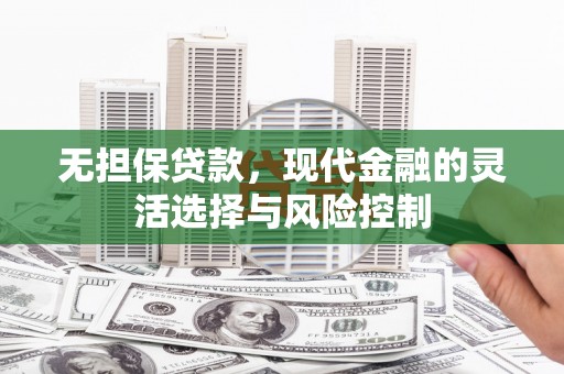 汉源无担保贷款，现代金融的灵活选择与风险控制
