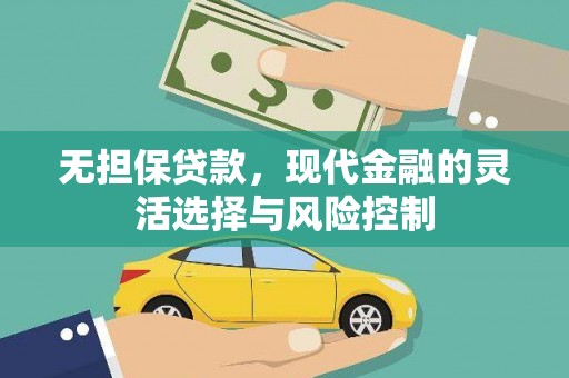 汉源无担保贷款，现代金融的灵活选择与风险控制