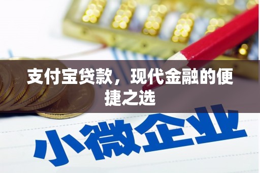 汉源支付宝贷款，现代金融的便捷之选