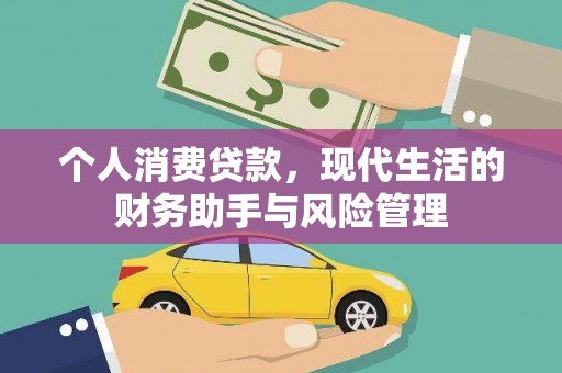 汉源个人消费贷款，现代生活的财务助手与风险管理