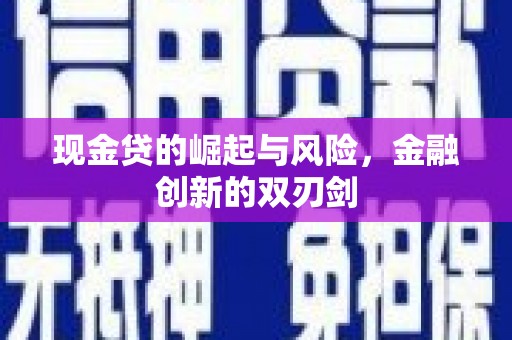 汉源现金贷的崛起与风险，金融创新的双刃剑