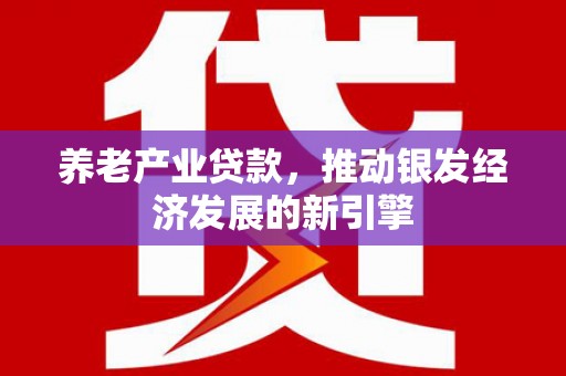 汉源养老产业贷款，推动银发经济发展的新引擎