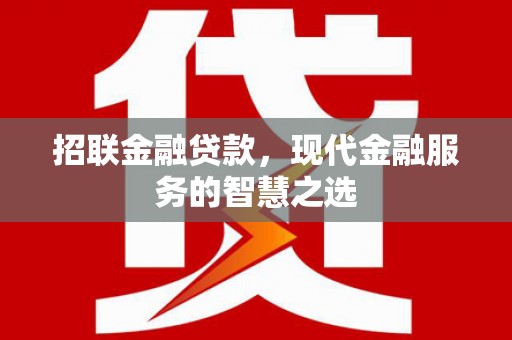 汉源招联金融贷款，现代金融服务的智慧之选