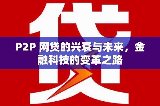 汉源P2P 网贷的兴衰与未来，金融科技的变革之路