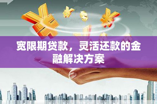 汉源宽限期贷款，灵活还款的金融解决方案
