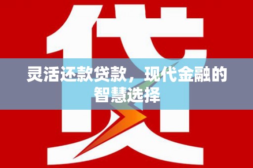 汉源灵活还款贷款，现代金融的智慧选择