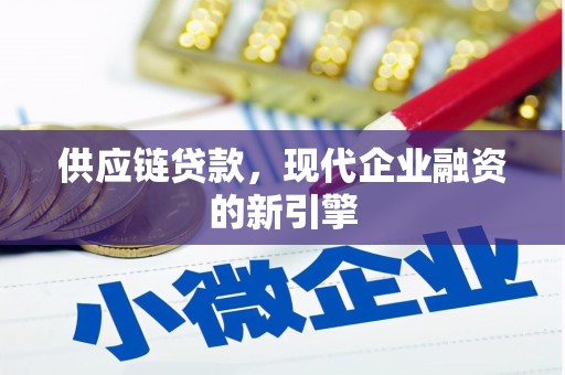 汉源供应链贷款，现代企业融资的新引擎