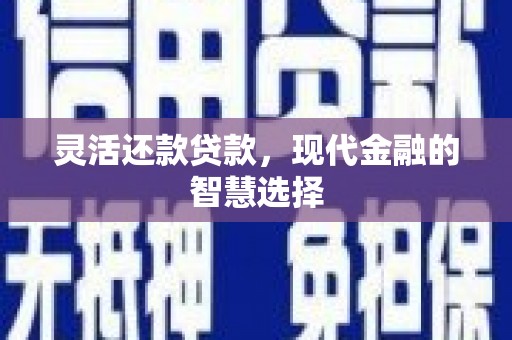 汉源灵活还款贷款，现代金融的智慧选择