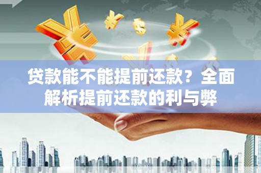 汉源贷款能不能提前还款？全面解析提前还款的利与弊