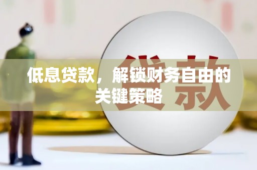 汉源低息贷款，解锁财务自由的关键策略