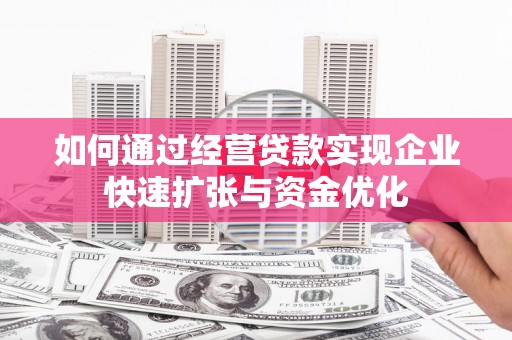 汉源如何通过经营贷款实现企业快速扩张与资金优化