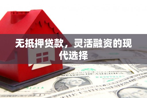 汉源无抵押贷款，灵活融资的现代选择