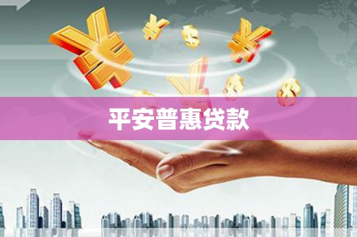 汉源平安普惠贷款