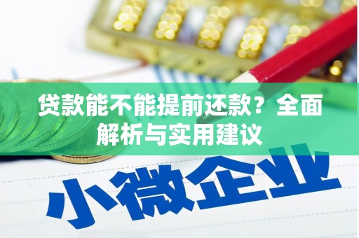 汉源贷款能不能提前还款？全面解析与实用建议
