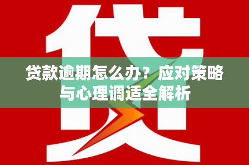 汉源贷款逾期怎么办？应对策略与心理调适全解析