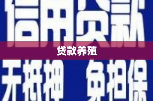 汉源贷款养殖