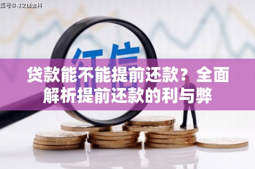 汉源贷款能不能提前还款？全面解析提前还款的利与弊